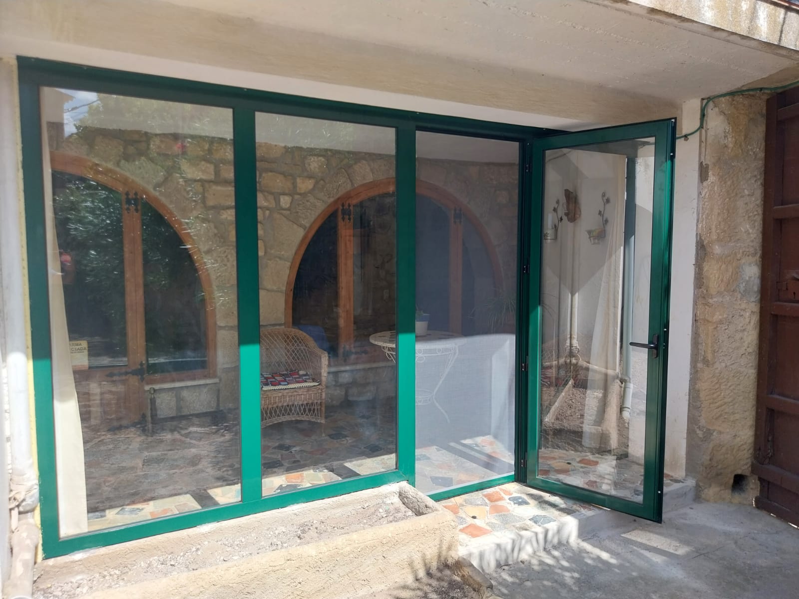 cerramiento de porche en Maella
