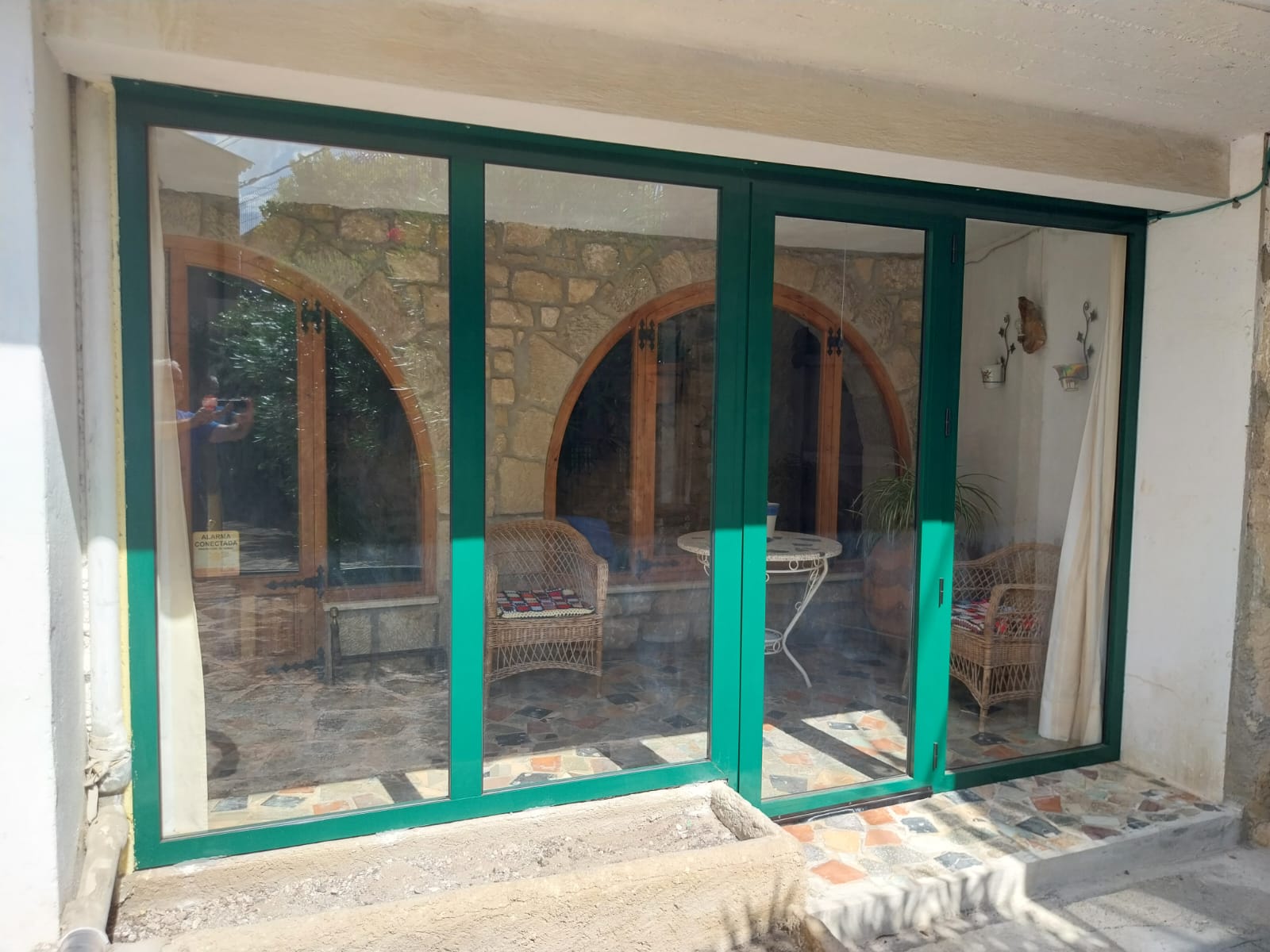cerramiento de porche en Maella